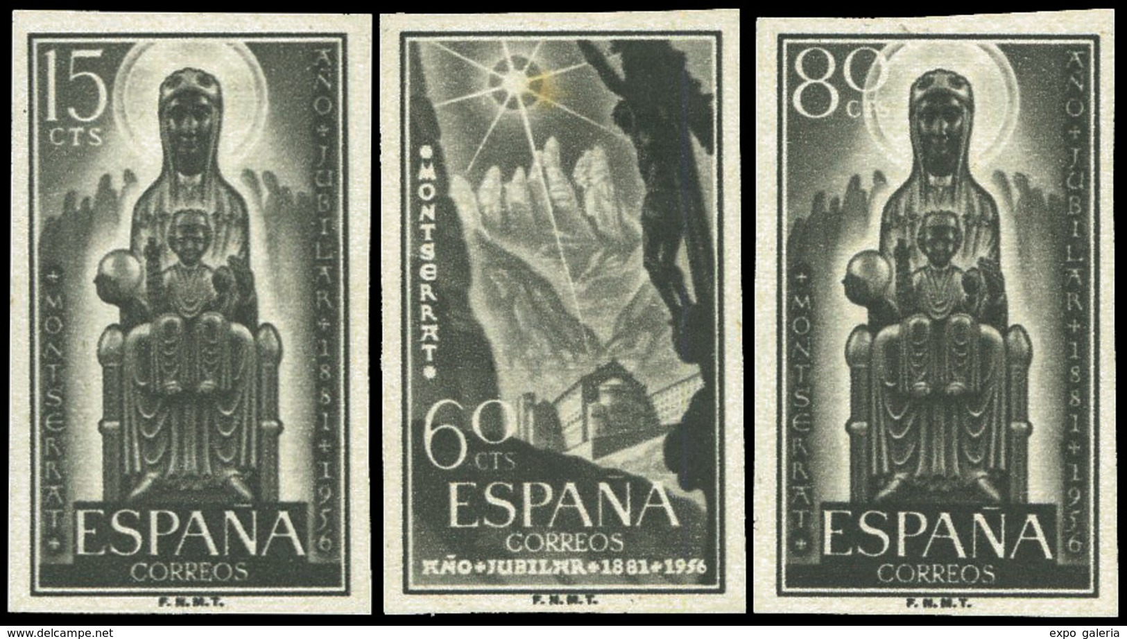 Ed. ** 1192M/4M Sellos Offset En Negro. S/D. Raros - Unused Stamps