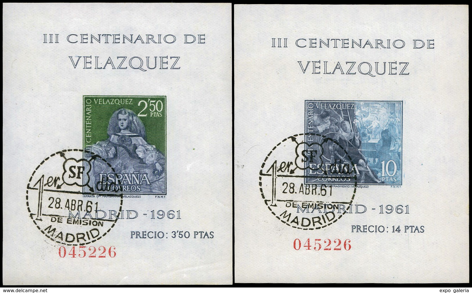 Ed. 0 1344/7 Mat. Primer Día. Lujo. - Unused Stamps