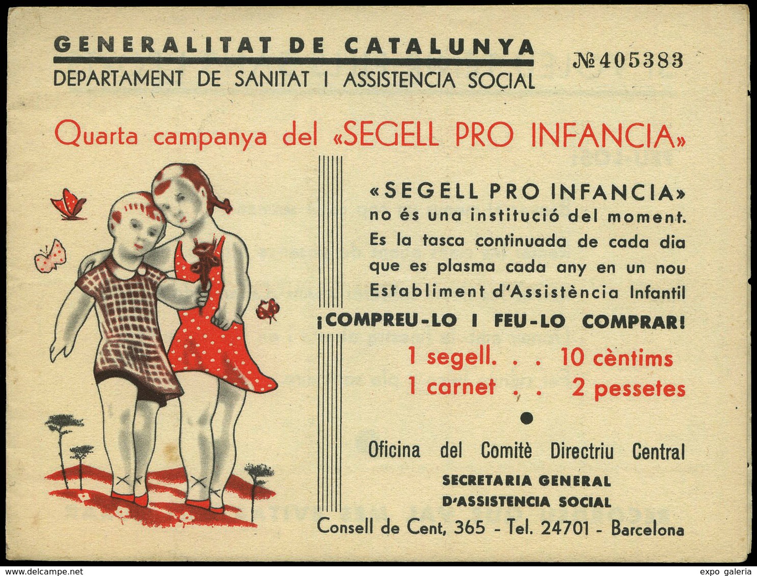 Ed. *** C3067 Carnet Completo 20 Sellos Con Bandeletas Publicitarias. Raro. - Spanish Civil War Labels