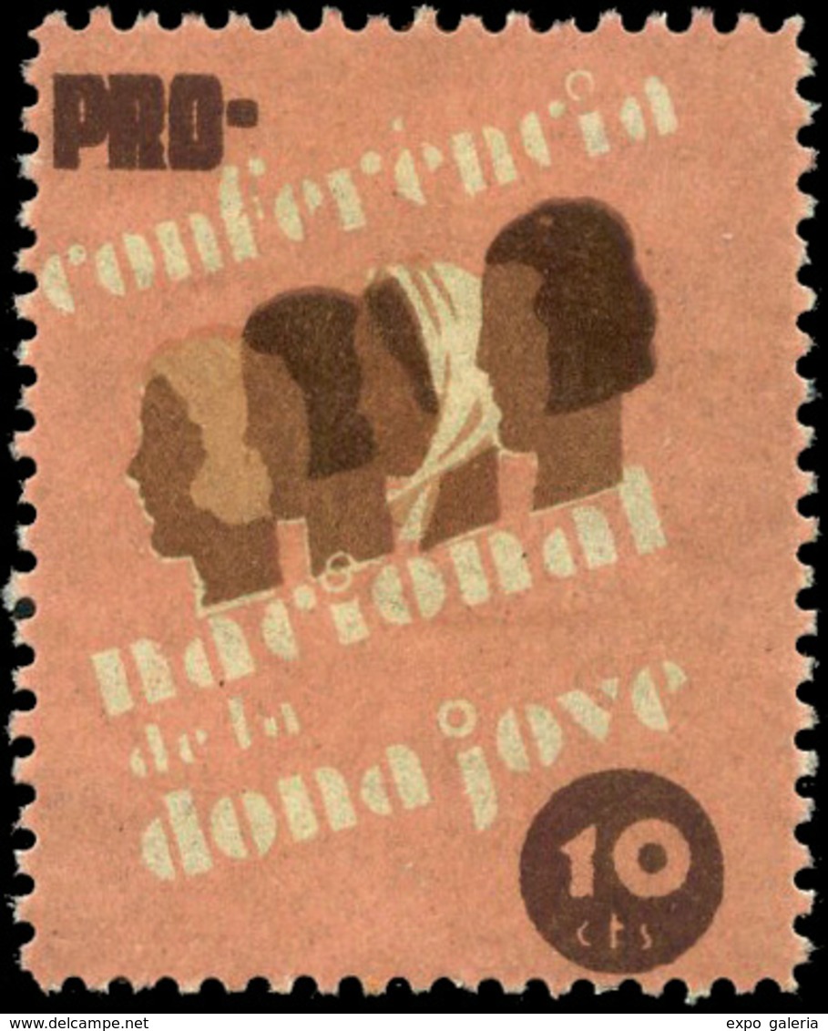 Ed. * 2921 “Pro Conferencia Dona Jove” Raro - Spanish Civil War Labels