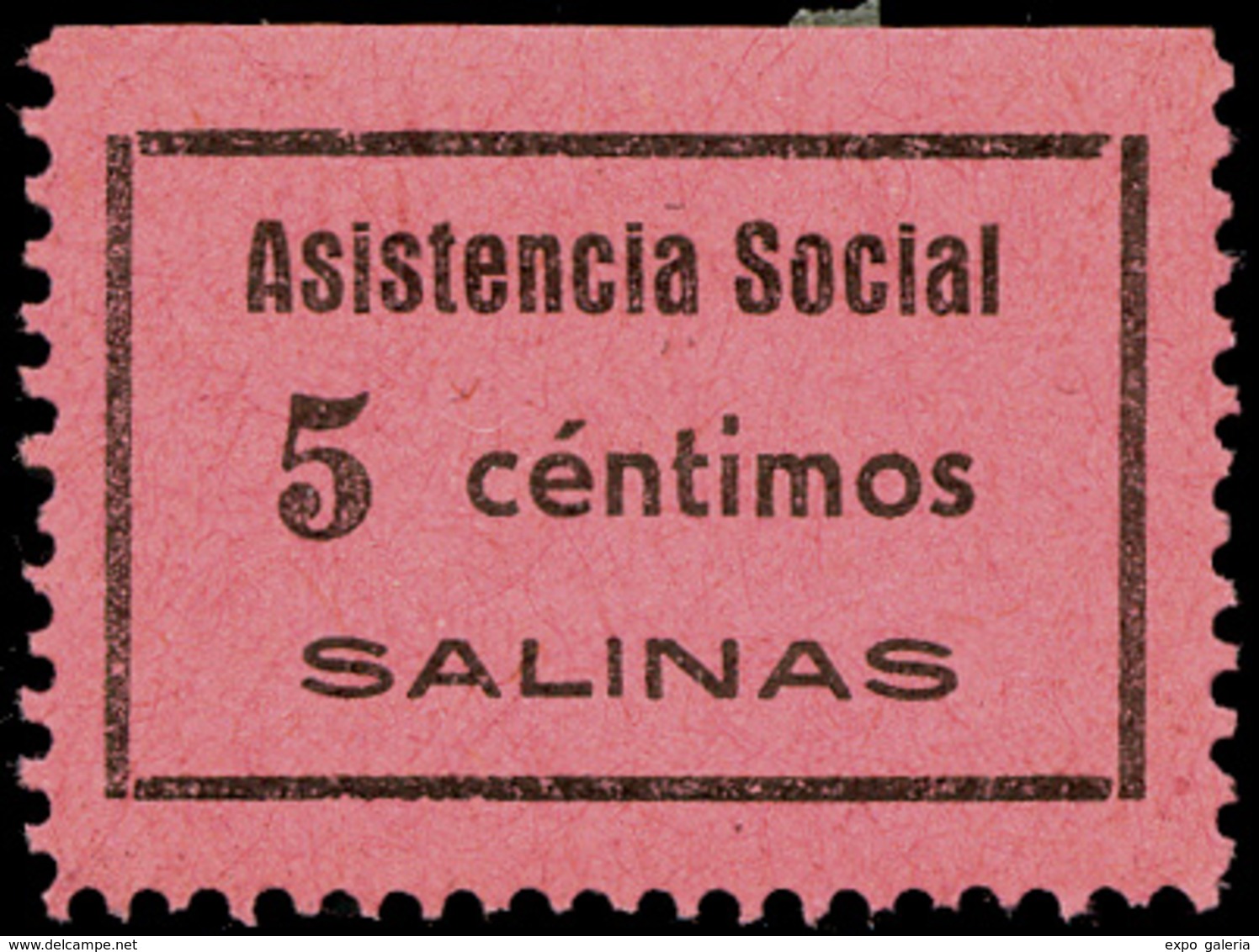 Ed. * 1186 Alicante.SALINAS. Muy Raro. - Spanish Civil War Labels
