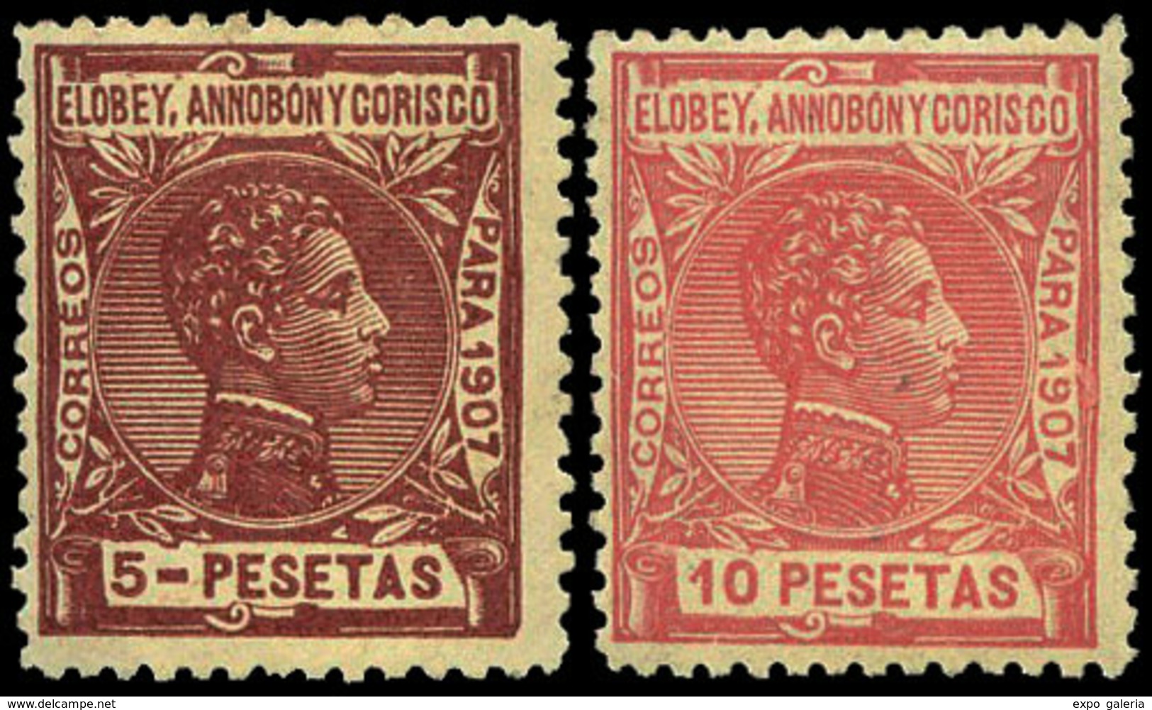 Ed. ** 35/50 Cat. 185€ - Elobey, Annobon & Corisco