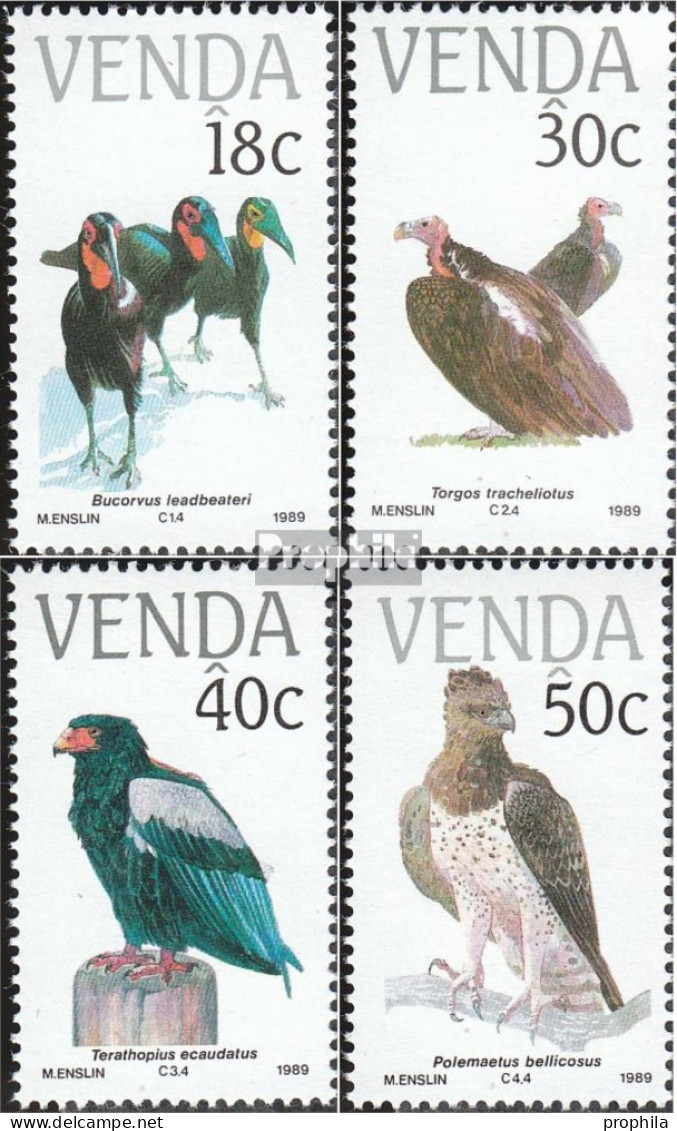 Südafrika - Venda 191-194 (kompl.Ausg.) Postfrisch 1989 Vögel - Venda