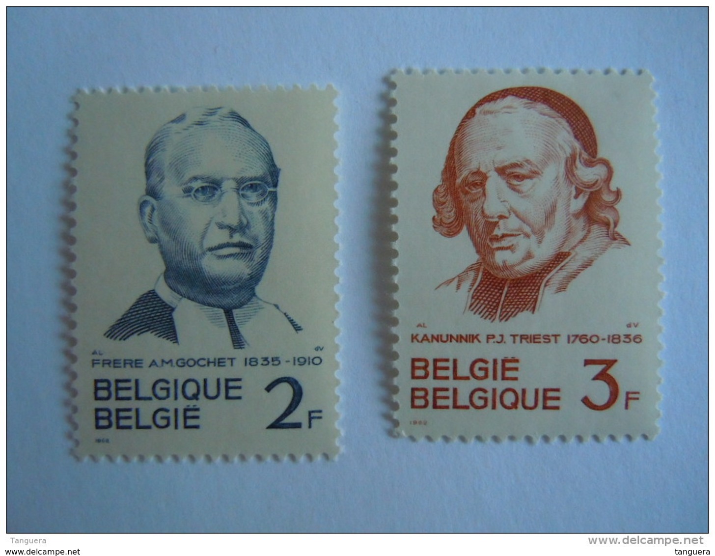 België Belgium 1962 Gochet Triest Yv COB 1214-1215 MNH ** - Ungebraucht