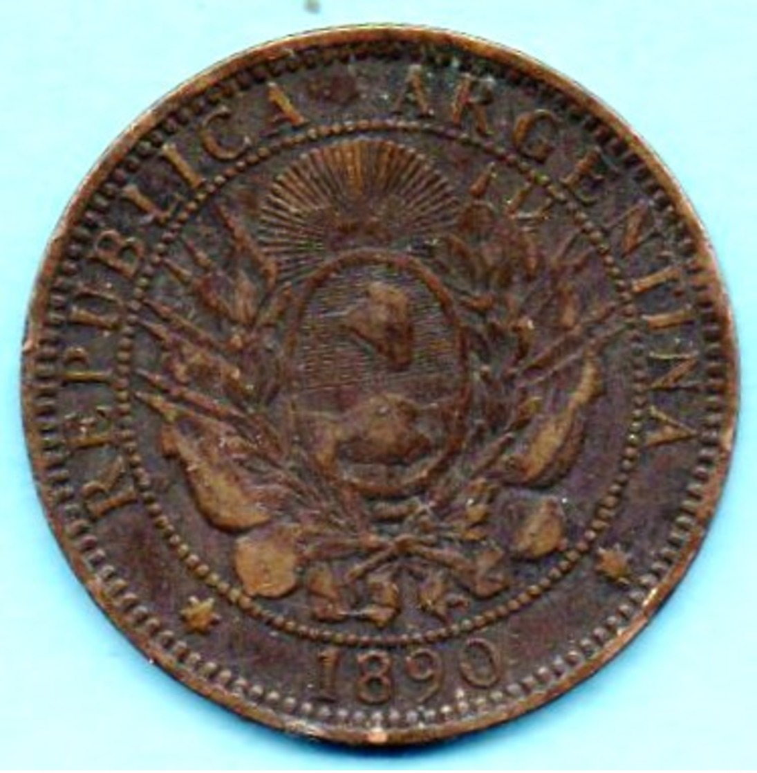 NO/ ARGENTINA / ARGENTINE  2 CENTAVOS 1890 - Argentine