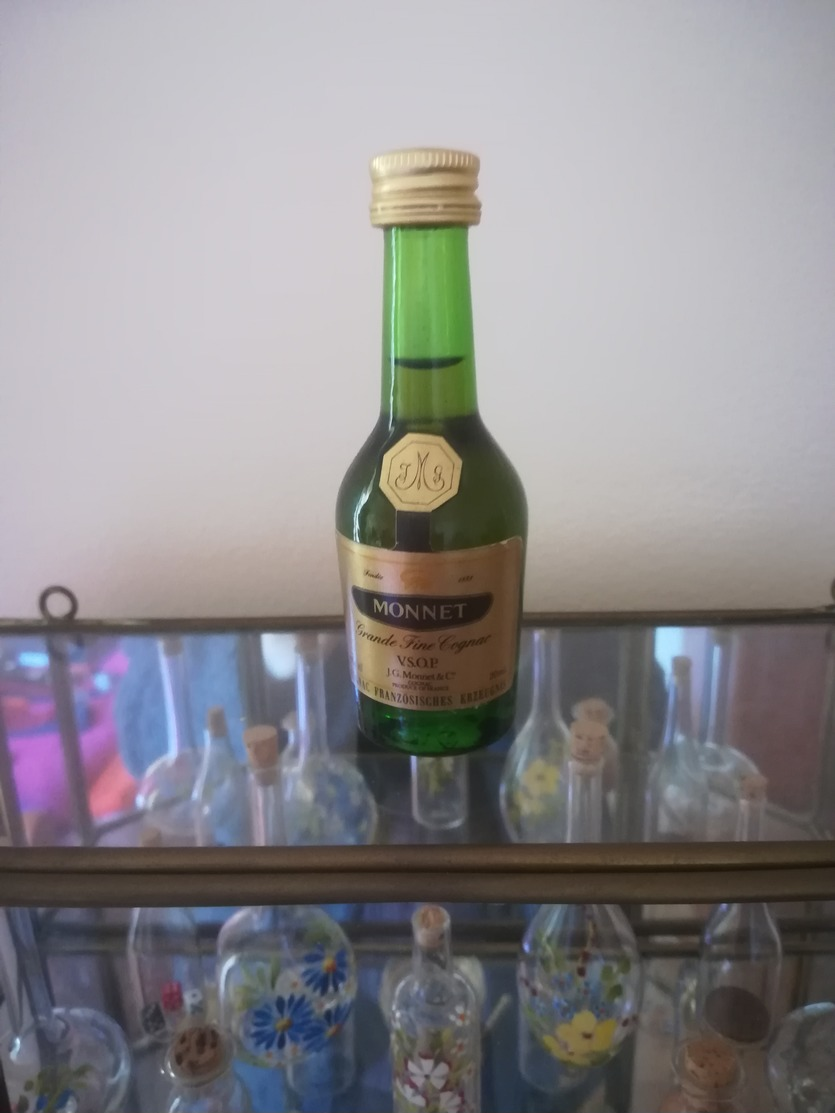 MIGNONNETTE ANCIENNE - COGNAC MONNET GRANDE FINE CHAMPAGNE VSOP - EXPORT RFA - Mignonnettes