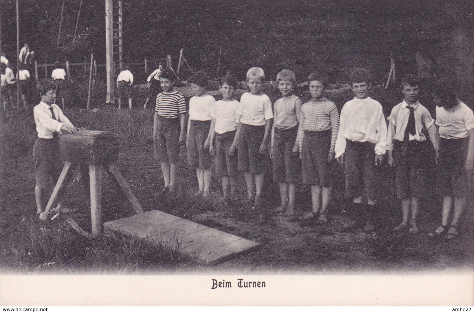 CPA - ILSENBURG - Beim Turnen - Pendant La Gymnastique - Allemagne - Ilsenburg