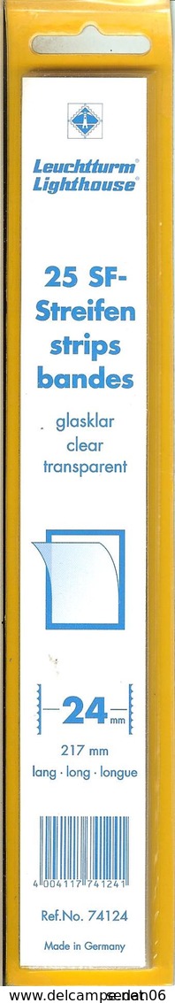 Leuchtturm - Bdes 217x24 Fond Transparent (Réf. 74124) - Bandes Cristal