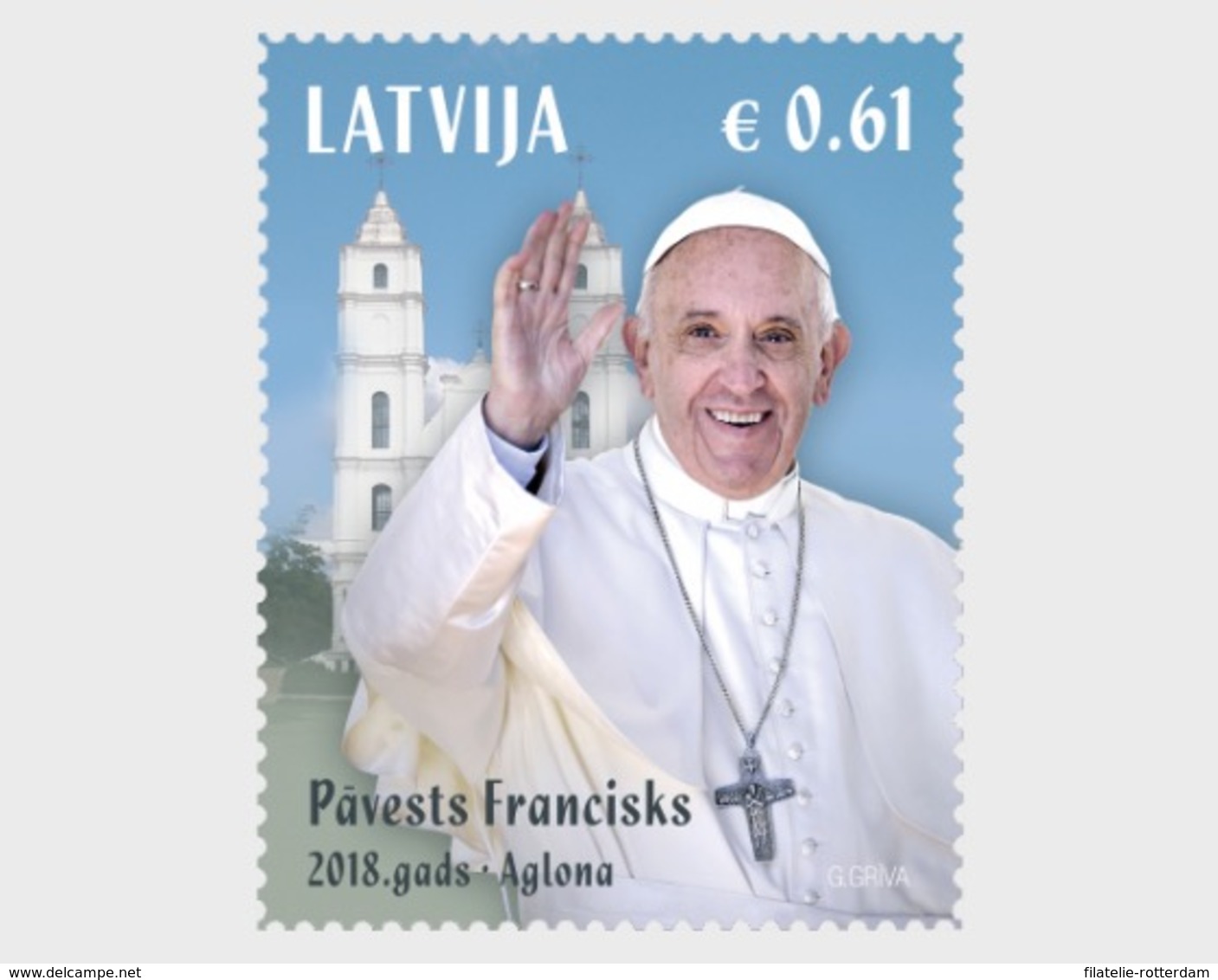 Letland / Latvia - Postfris / MNH - Bezoek Paus Franciscus 2018 - Letland