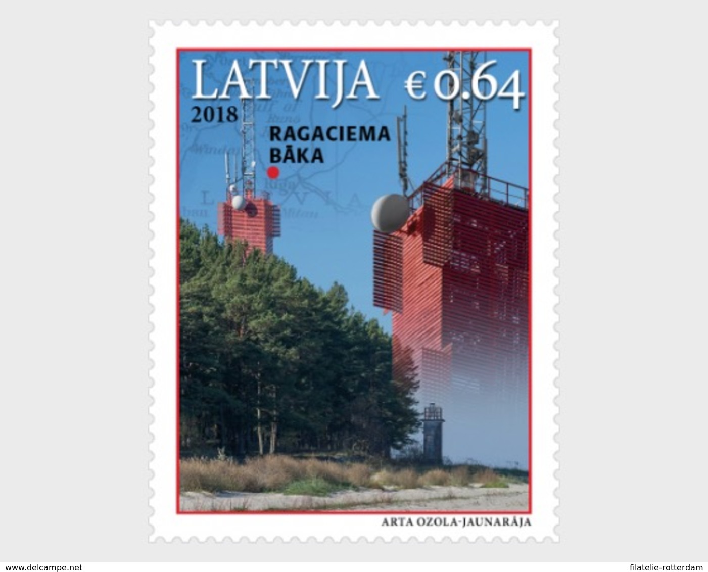 Letland / Latvia - Postfris / MNH - Vuurtoren 2018 - Letland