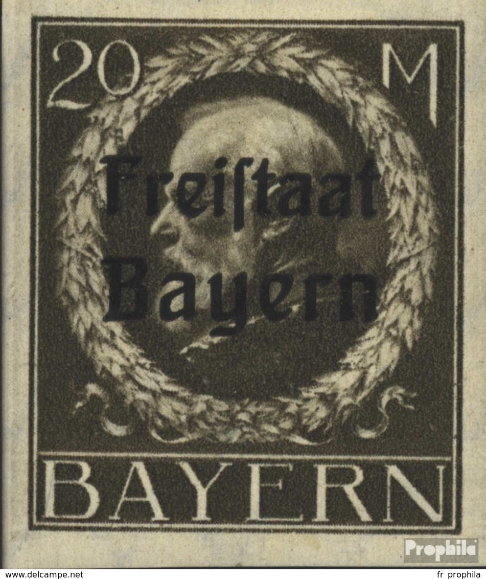 Bavière 170B Neuf Avec Gomme Originale 1920 King Ludwig Avec Surcharge - Sonstige & Ohne Zuordnung