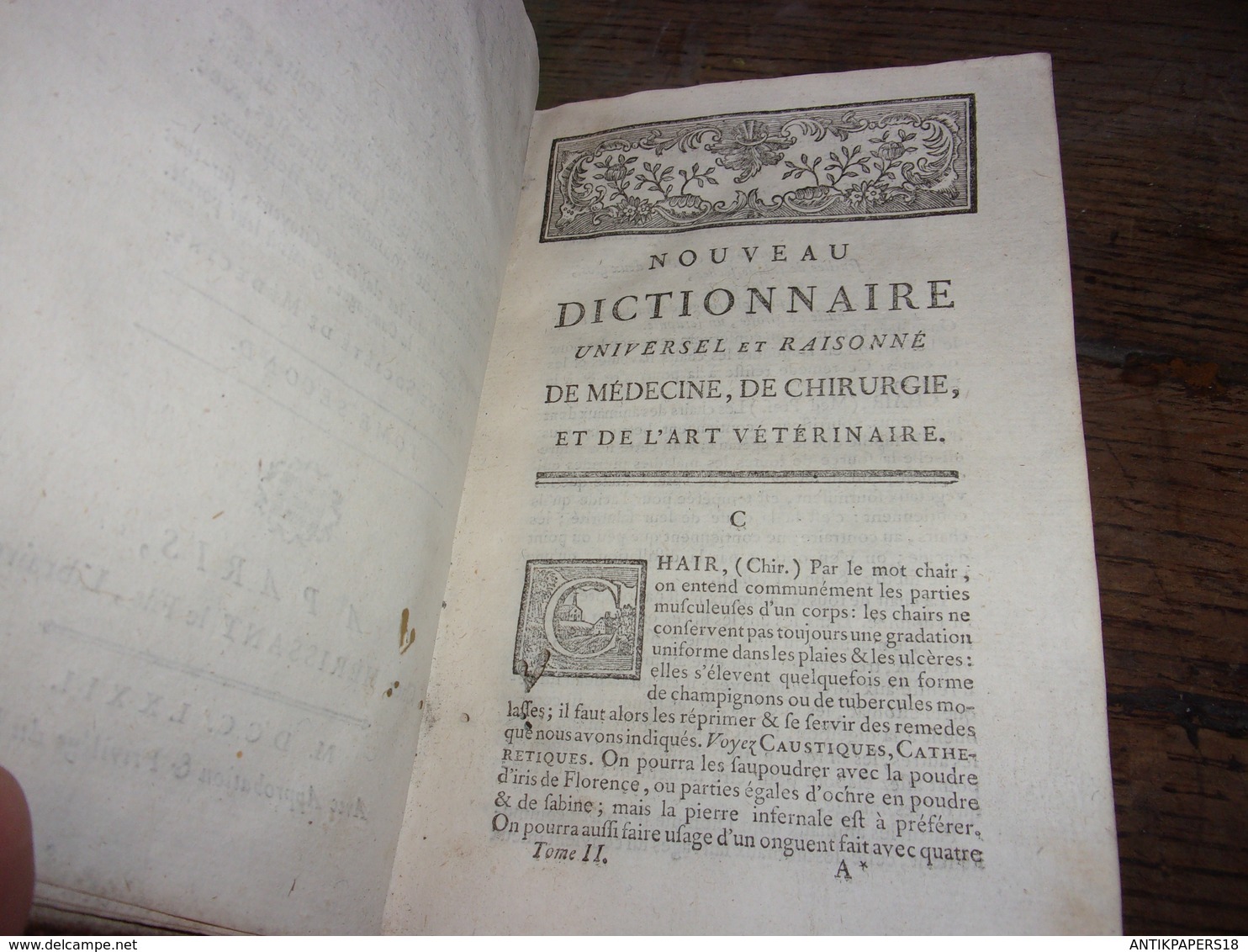 1772 Nouveau Dictionnaire De Medecine Chirurgie Et De L Art Veterinaire  Plantes Et Bestiaux Tome Deuxieme - 1701-1800