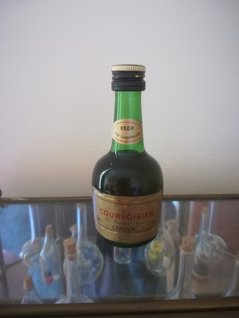 MIGNONNETTE ANCIENNE - COGNAC COURVOISIER VSOP FINE CHAMPAGNE - THE BRANDY OF NAPOLEON - Mignonnettes