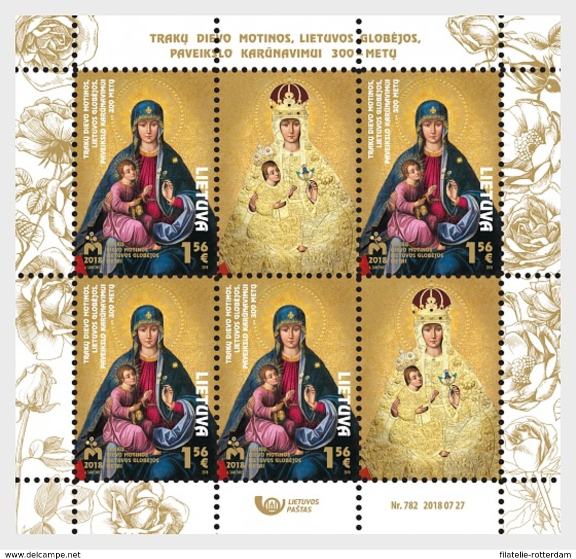 Litouwen / Lithuania - Postfris / MNH - Sheet Trakai, Mother Of God 2018 - Lituania