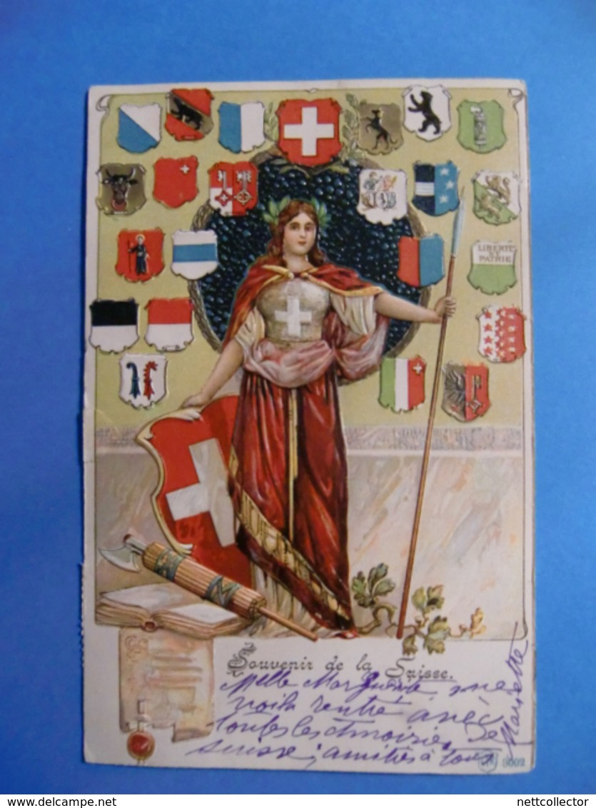 SUISSE 138 CPA VERS 1900 TOUTES REGIONS dont COLLECTION CROIX ROUGE à VOIR !!!!