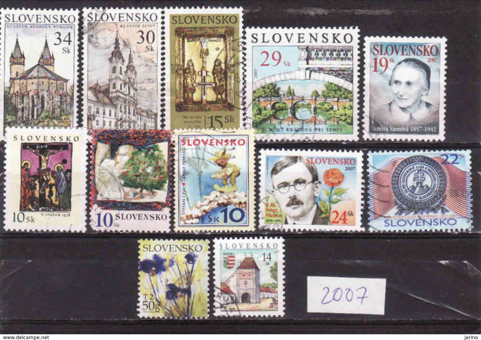 Slovakia-Slovaquie 2007 , Gebraucht-oblitérée - Used Stamps