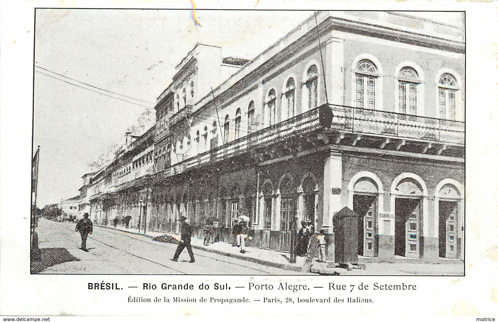 BRESIL - Rio Grande Do Sul - Rue 7 De Setembre, Porto Alegre; édition Mission De Propagande. - Porto Alegre