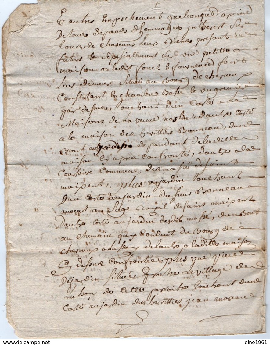 VP13.284 - Cachet Généralité De POITIERS - Acte De 1753 - Constitution De Rente Pour LOUIS ? Au Moulin De La Roche - Seals Of Generality