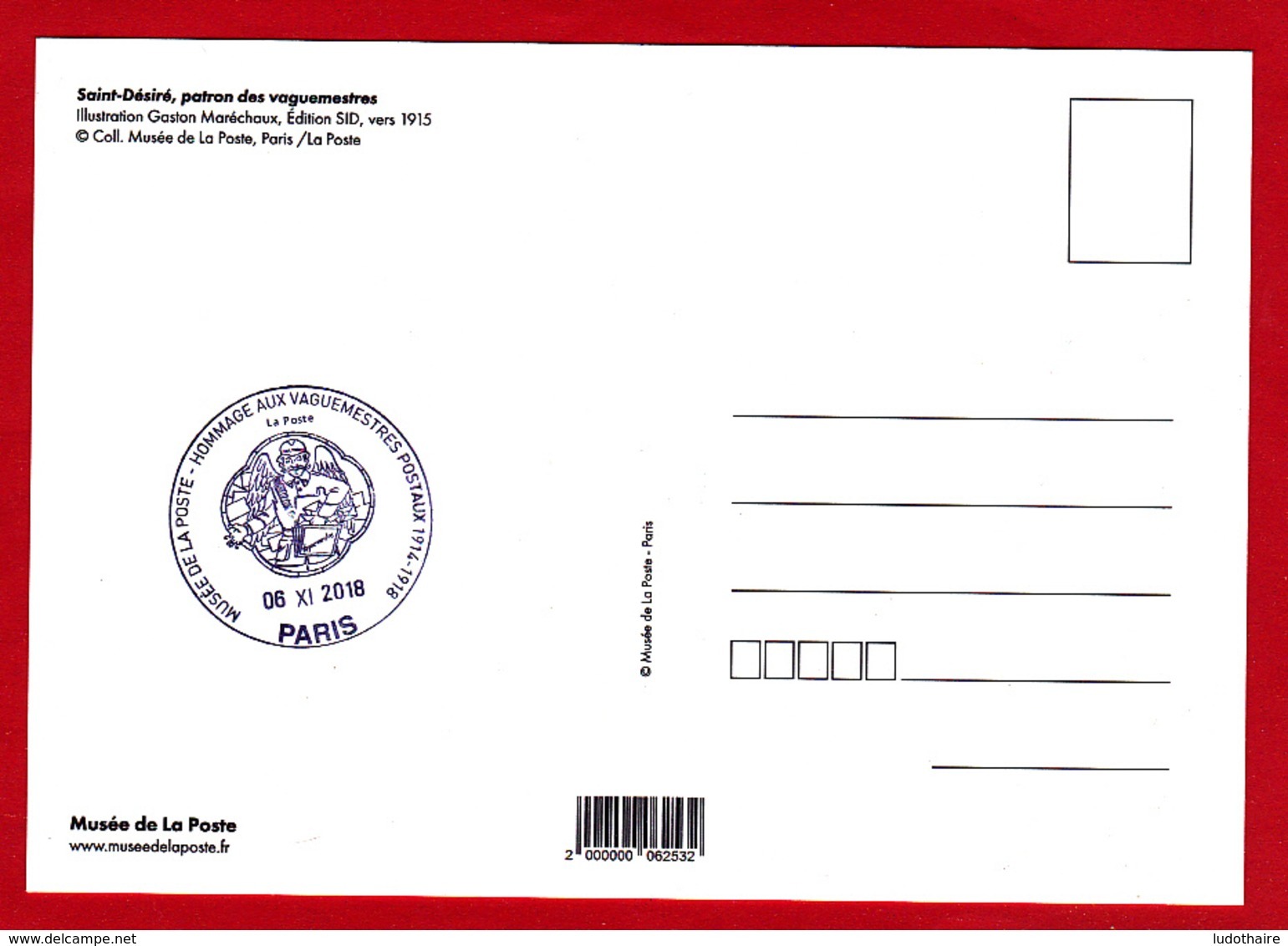 Atm-Lisa / CM, Carte Maximum Obl 1er Jour 06/11/2018 Saint-Désiré, Musée De La Poste - 2010-... Illustrated Franking Labels