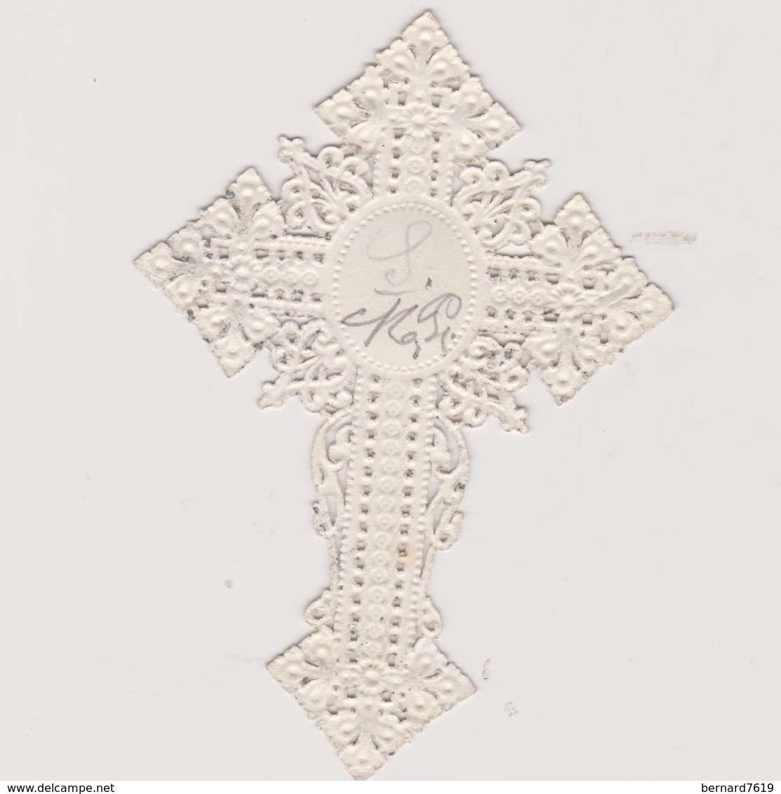 Image Religieuse Canivet   En Forme De Croix  Sainte Vierge - Images Religieuses