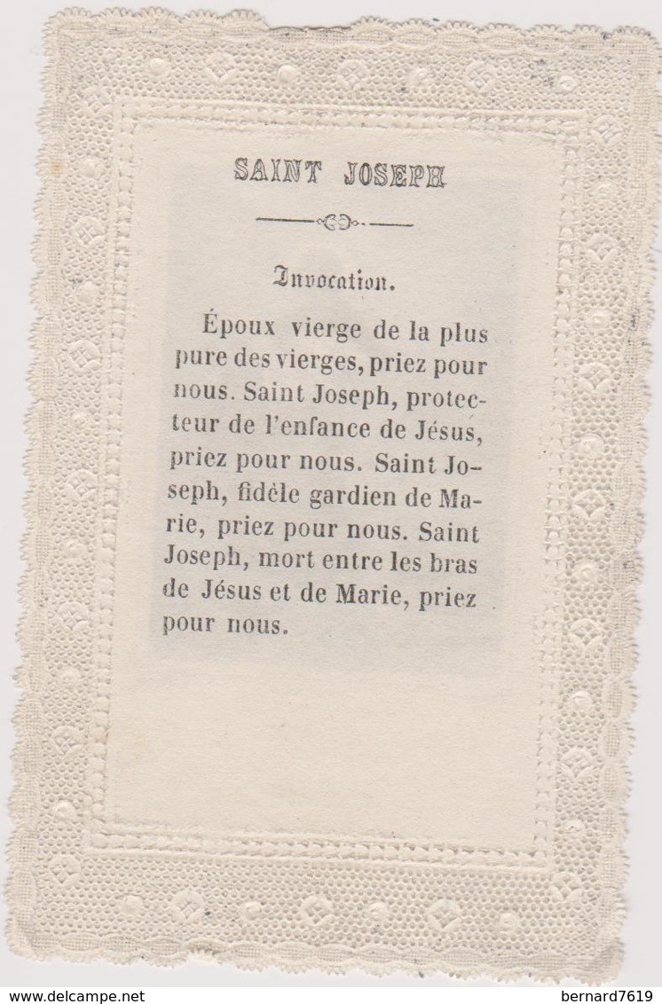 Image Religieuse Canivet Saint Joseph Dopter Paris - Imágenes Religiosas