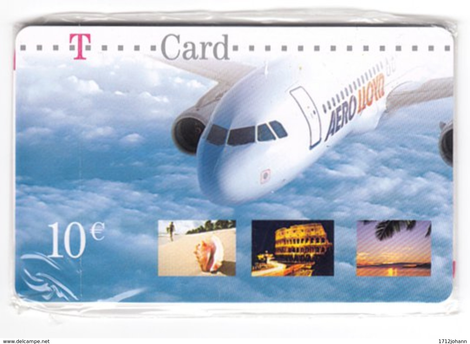 GERMANY Prepaid B-562 - T-Card - Traffic, Airplane - In Blister - GSM, Cartes Prepayées & Recharges