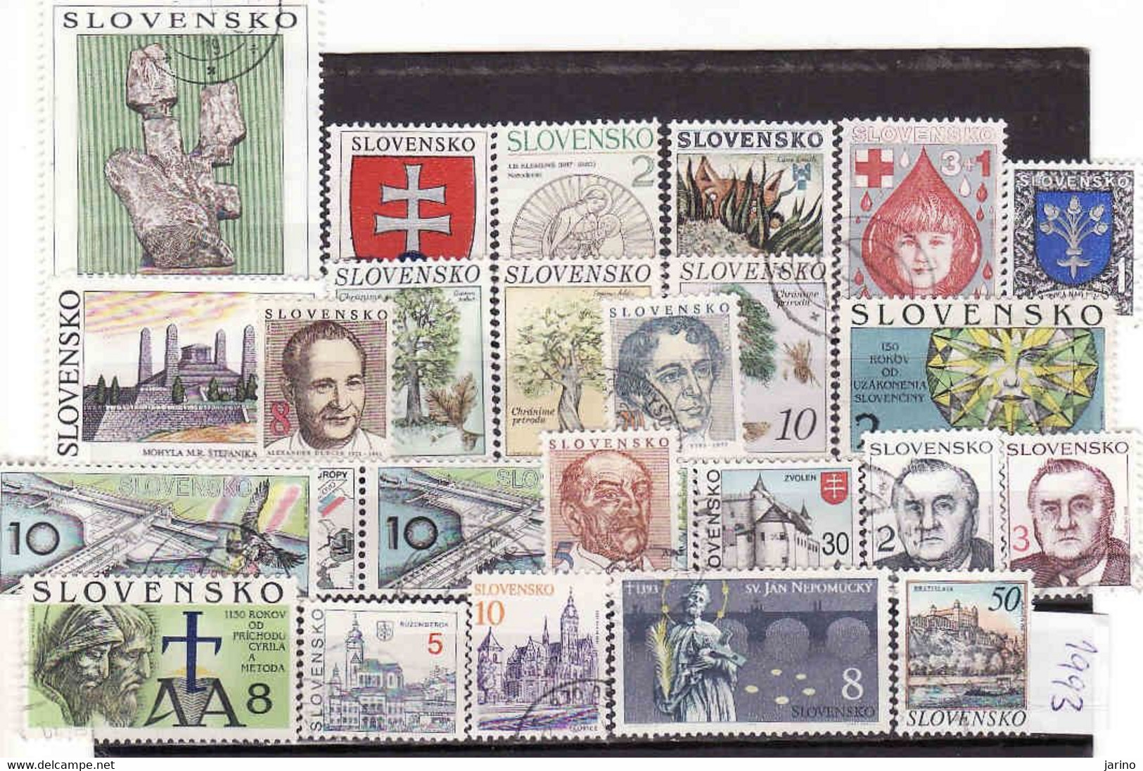 Slovaquie - Slovakia 1993, Oblitérés, Used - Used Stamps