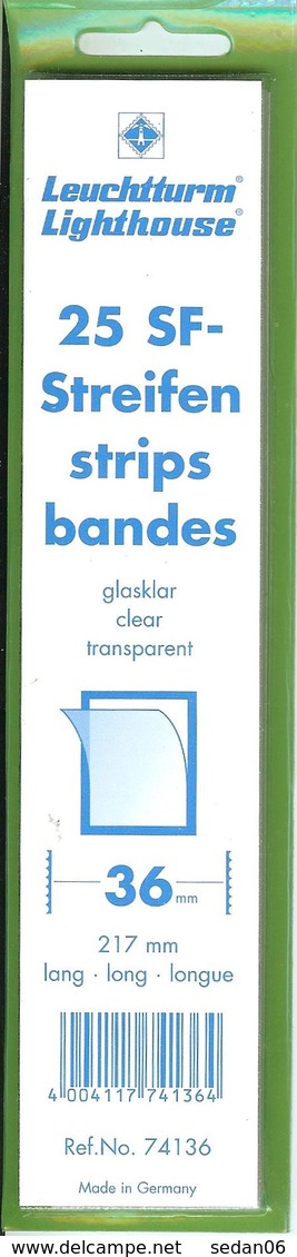 Leuchtturm - Bdes 217x36 Fond Transparent (Réf. 74136) - Bandes Cristal