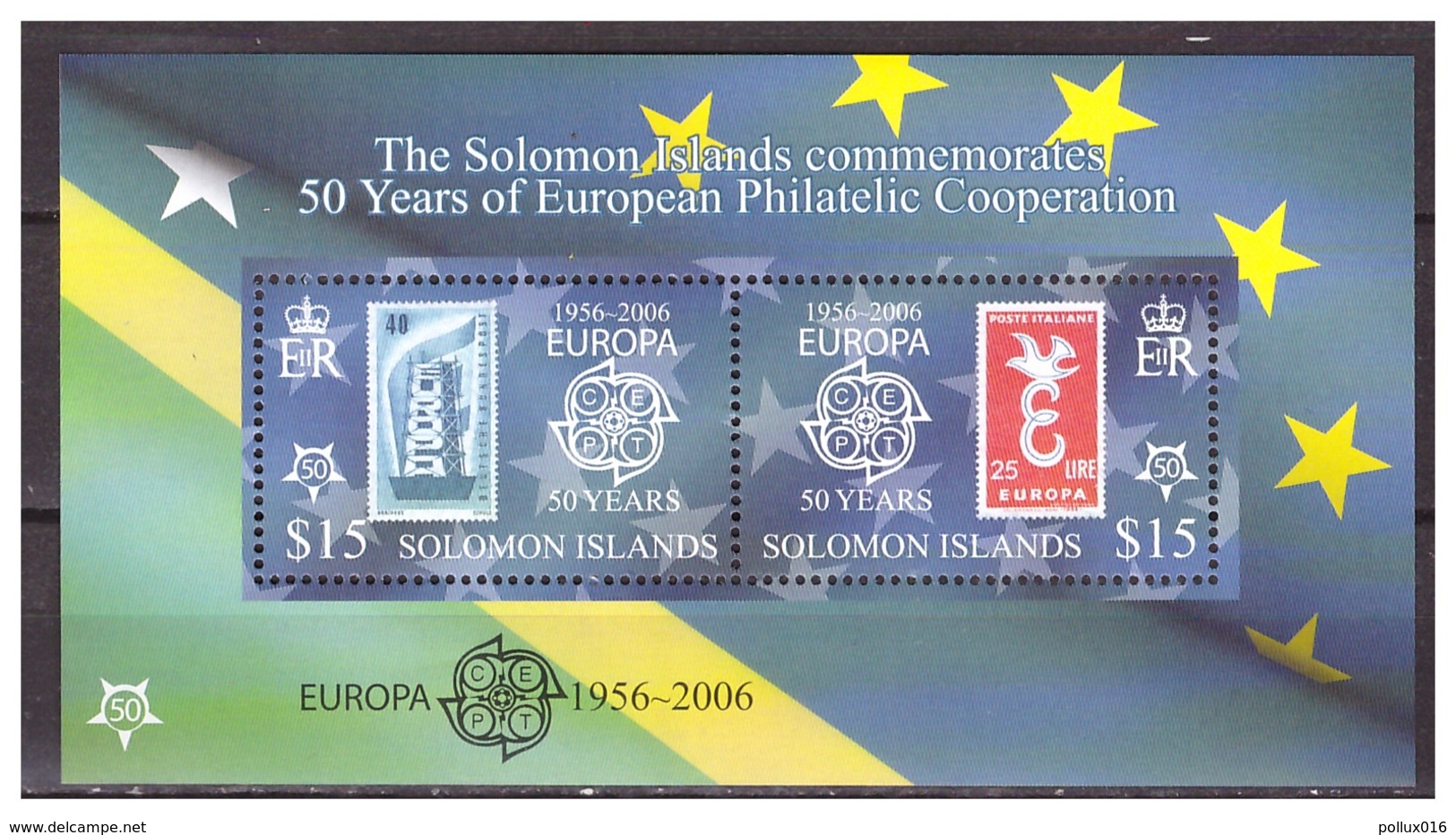 0903 Solomon Islands 2006 50 Year Europa Europe CEPT S/S MNH - 2006