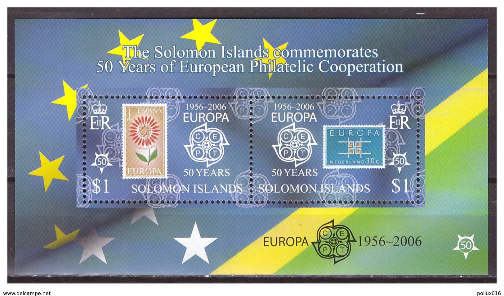 0904 Solomon Islands 2006 50 Year Europa Europe CEPT S/S MNH - 2006