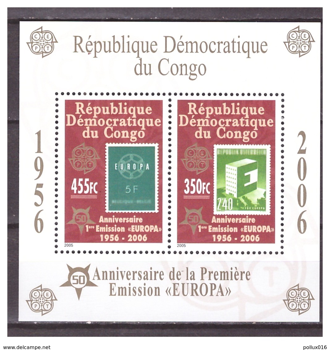0911 Congo 2006 50 Year Europa Europe CEPT S/S MNH - 2006