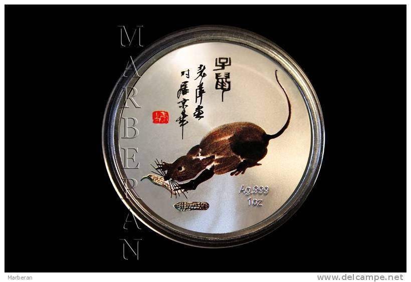 MEDALLA HORÓSCOPO CHINO RATA “QI BAISHI” (40 Mm) - China