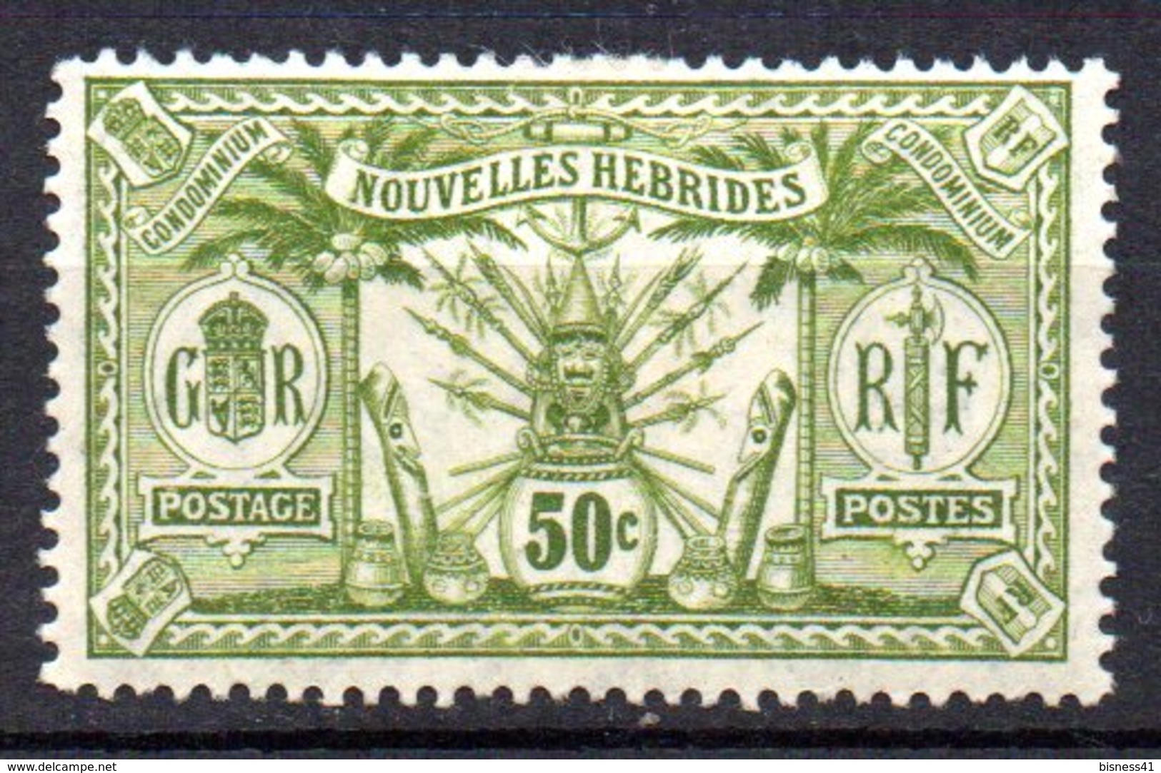 Col10    Nouvelles Hebrides  N° 33 Neuf X MH  Cote : 6,00  Euro Cote 2015 - Nuevos