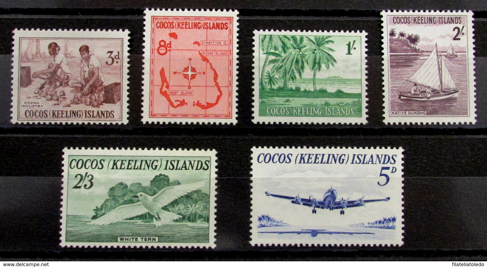 Islas Cocos 1/6 ** - Islas Cocos (Keeling)