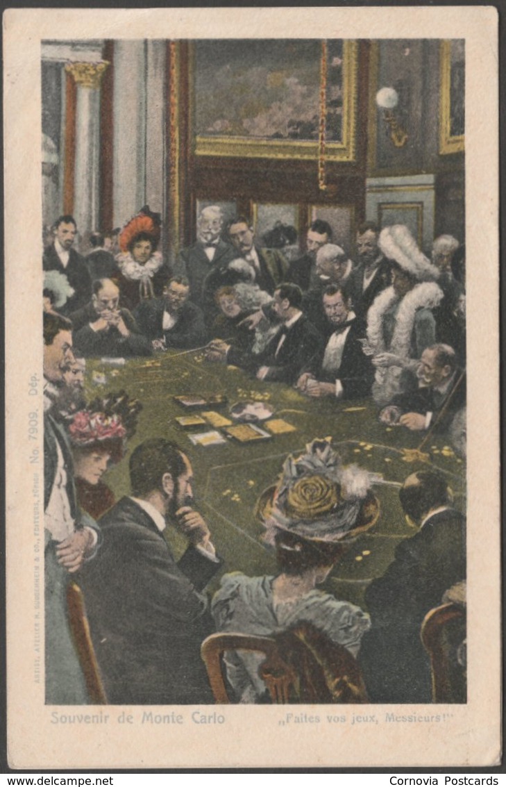 "Faites Vos Jeux, Messieurs!", Souvenir De Monte Carlo, C.1905 - Guggenheim CPA - Monte-Carlo