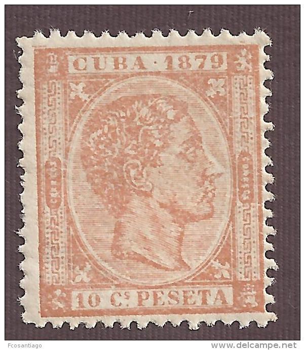 ESPAÑA/CUBA 1879 - Edifil #51 - MNH ** ¡Muy Raro! - Cuba (1874-1898)