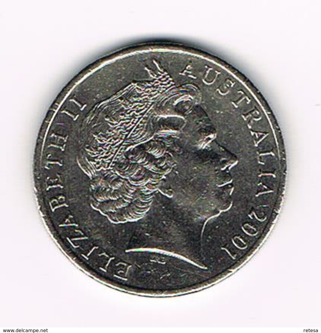 &   AUSTRALIE   20 CENTS  2001 - 20 Cents