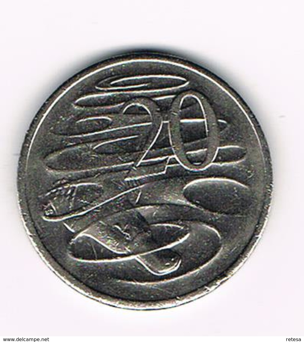 &   AUSTRALIE   20 CENTS  2001 - 20 Cents