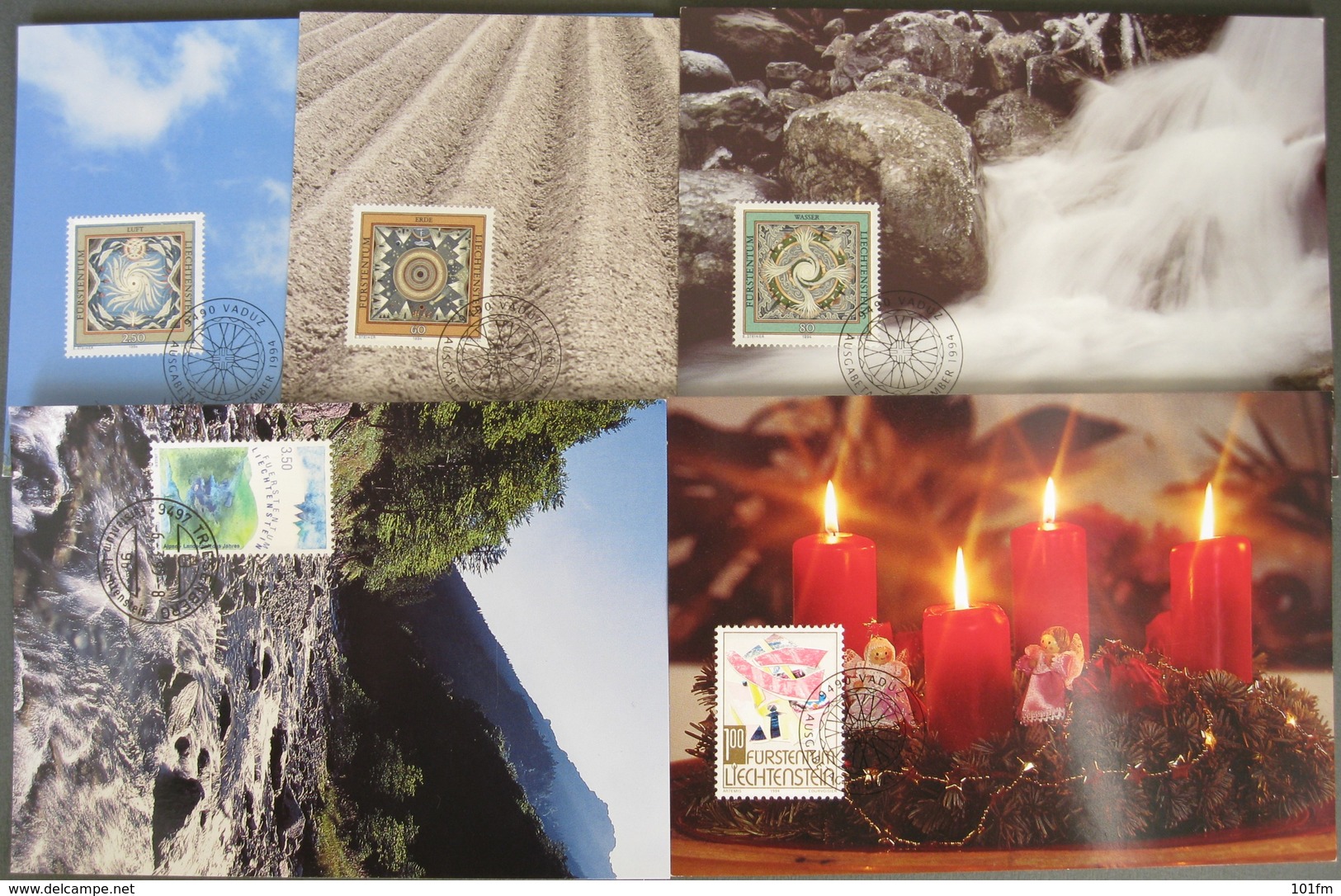LOT OF 23 MAXIMUM CARDS - LIECHTENSTEIN - Lots & Kiloware (mixtures) - Max. 999 Stamps