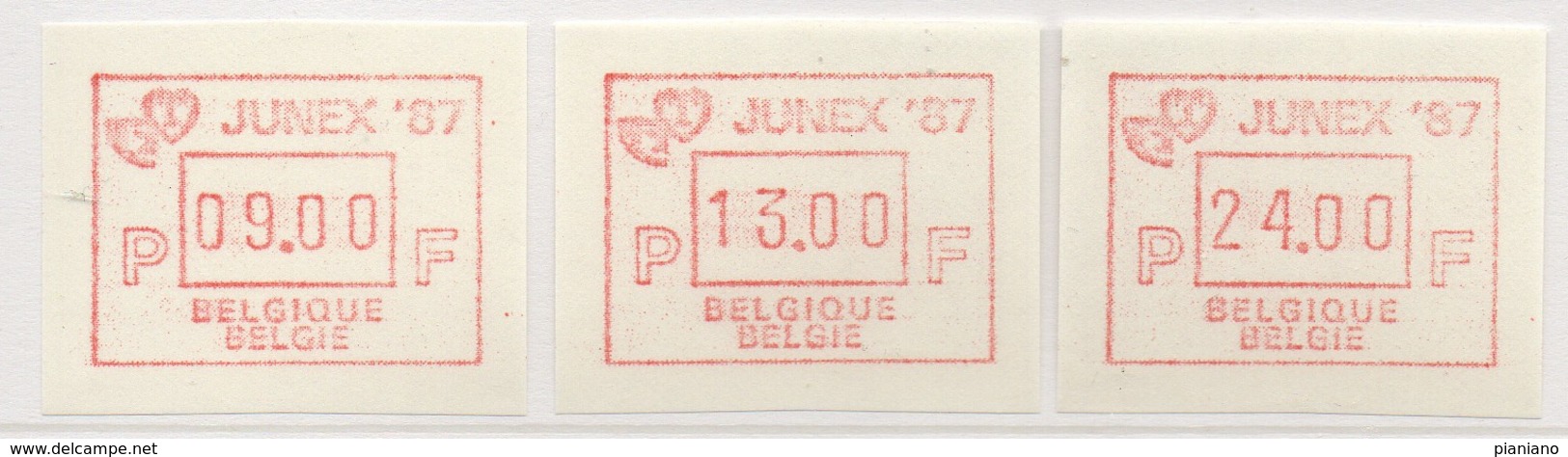 PIA - BEL - 1987 -  Tps De Distributeurs : "JUNEX 87"- Expo Phil. à Couvin  - (Yv 15) - Nuovi