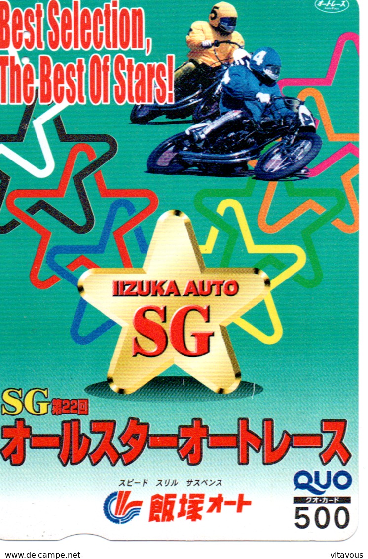 Carte Prépayée Japon Moto Motor Sports - Sport  Card (G 465) - Motorfietsen