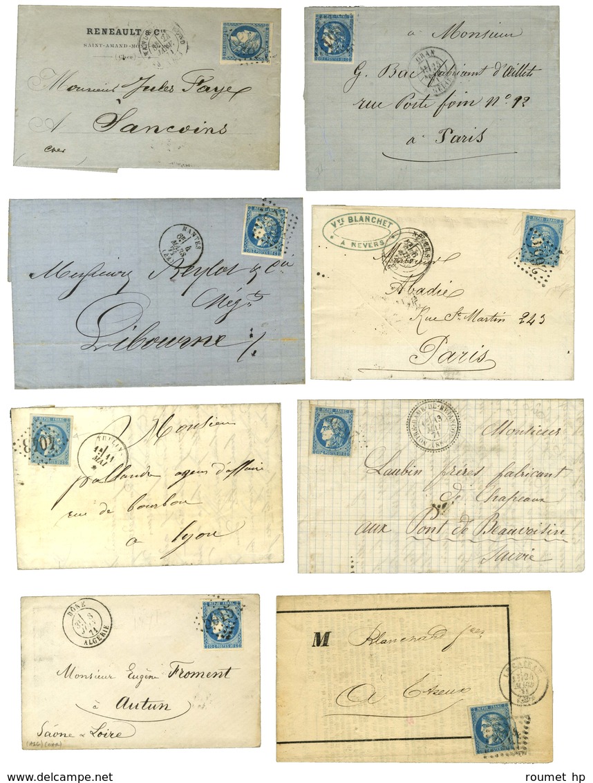 Lot De 24 Lettres De L'Emission De Bordeaux. - TB. - 1870 Emission De Bordeaux