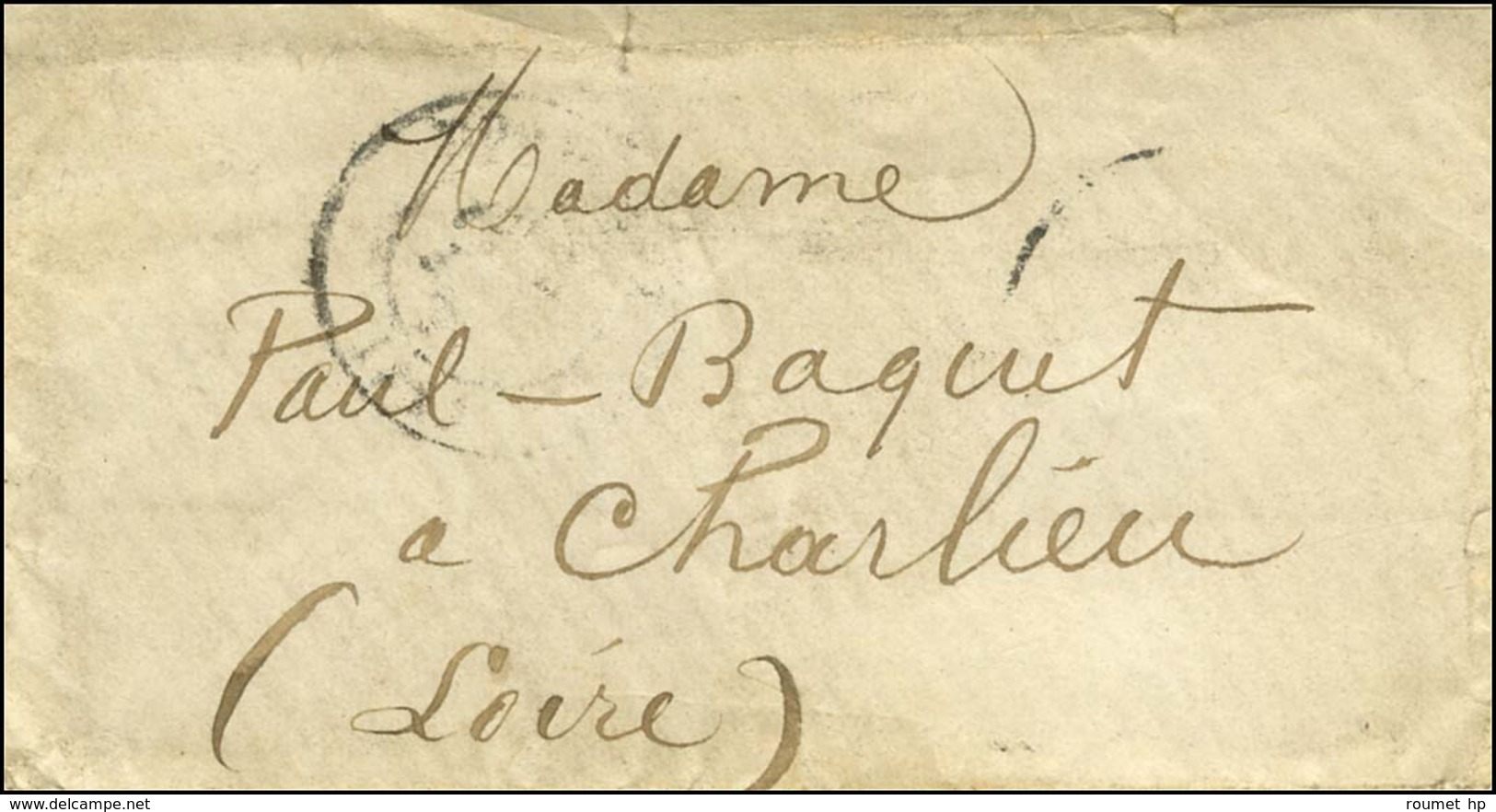 Càd T 17 BORDEAUX (32) 4 JANV. 71 Sur Lettre Avec Texte Daté De Paris Le 16 Décembre 1870 Confiée à Georges Levy Passage - Guerre De 1870