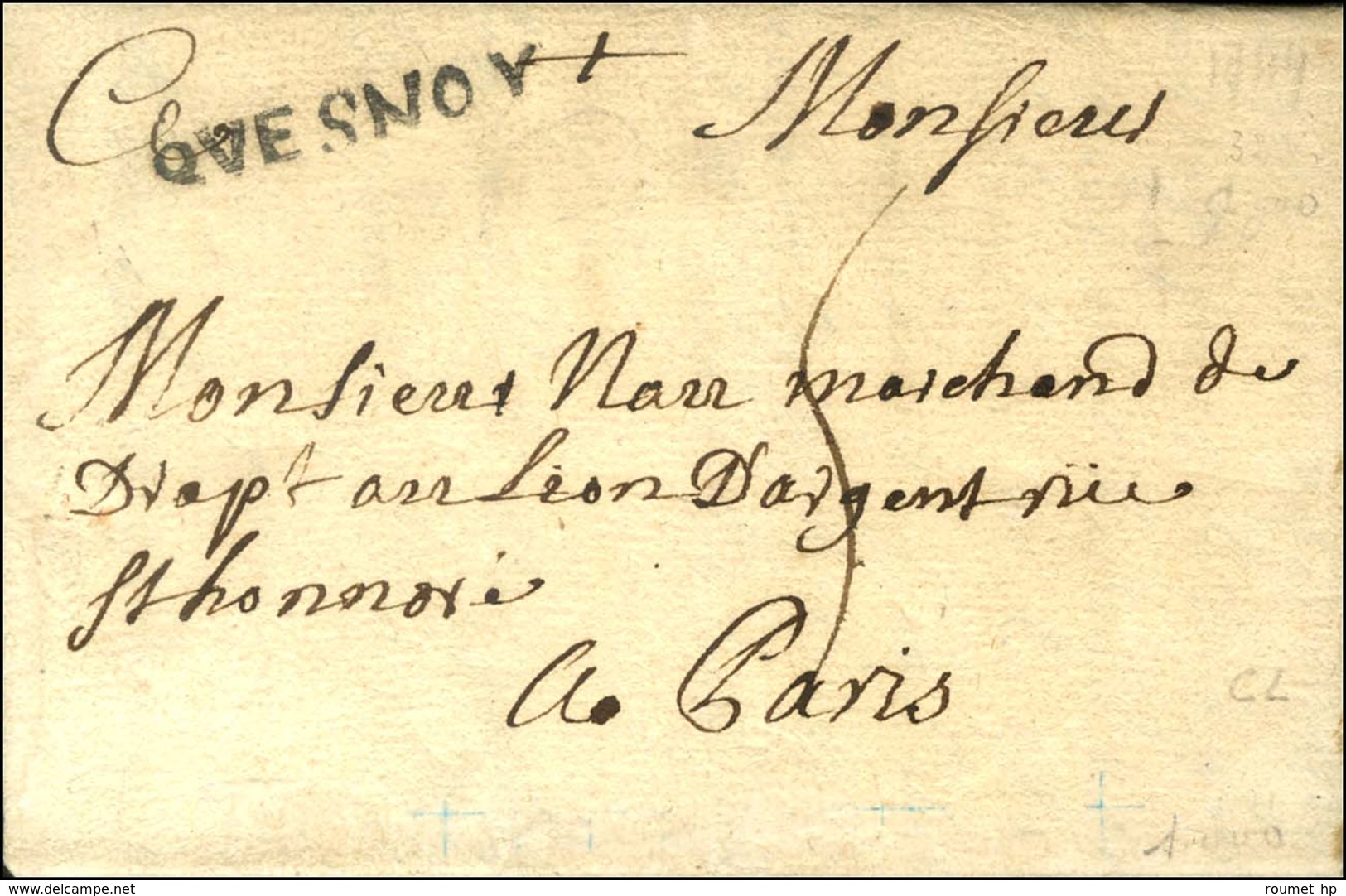 QVESNOY (L N° 4). 1744. - SUP. - Autres & Non Classés