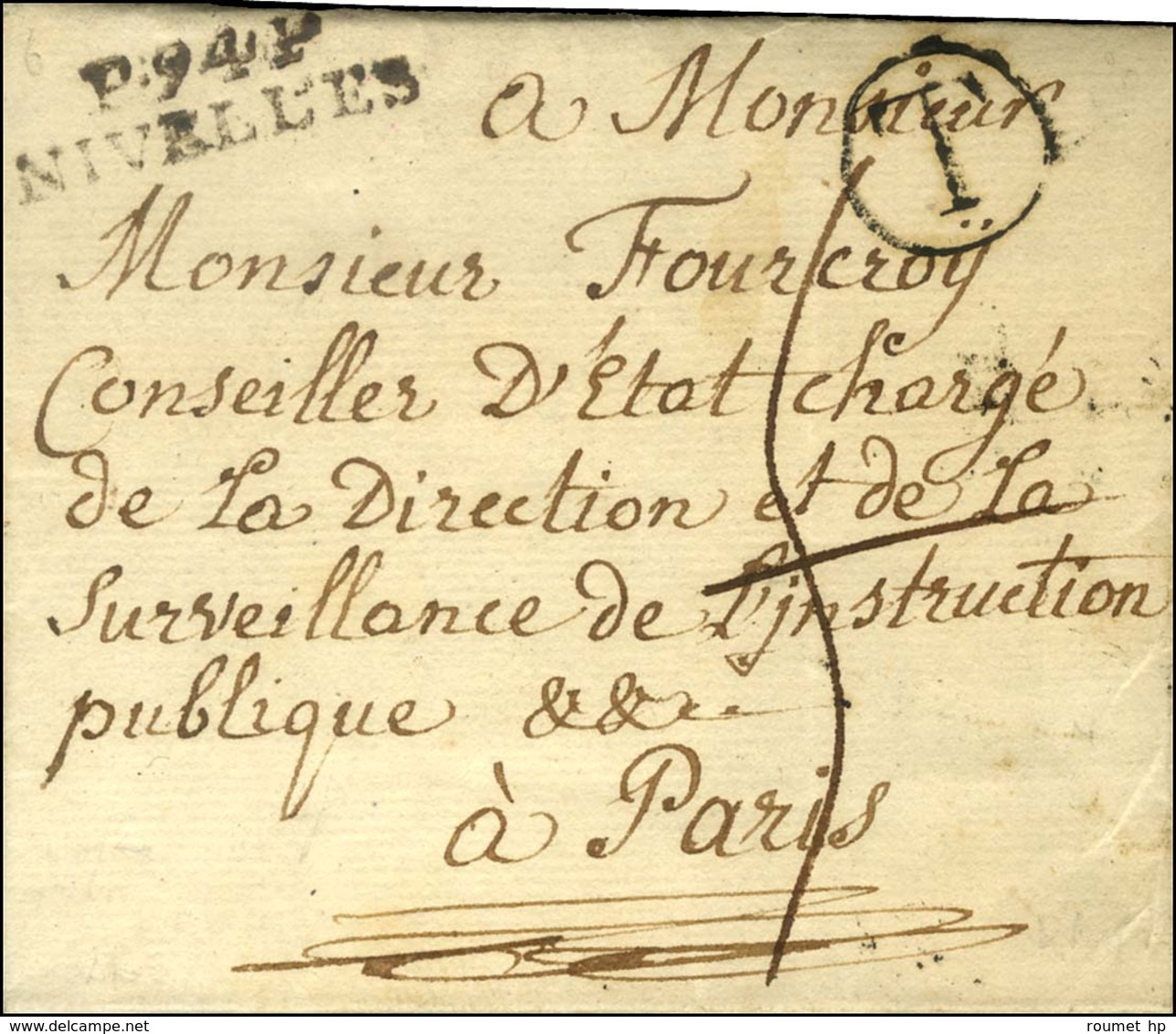 P.94.P. / NIVELLES (33 Mm). 1796. - TB / SUP. - 1792-1815: Départements Conquis