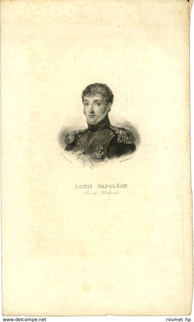 BONAPARTE Louis (1778-1846), Comte De St Leu, Roi De Hollande, Frère De Napoléon. - Autres & Non Classés