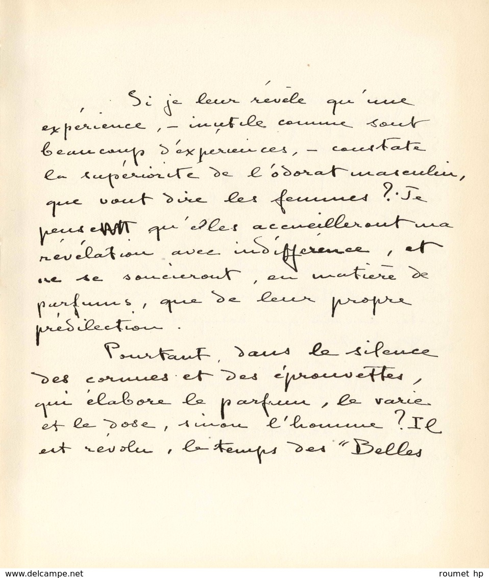 COLETTE Sidonie Gabrielle (1873-1954), Femme De Lettres. - Autres & Non Classés