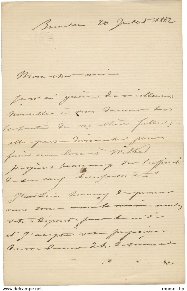 GALLAIS Louis (1810-1887), Peintre, Aquarelliste Et Graveur Belge. - Autres & Non Classés