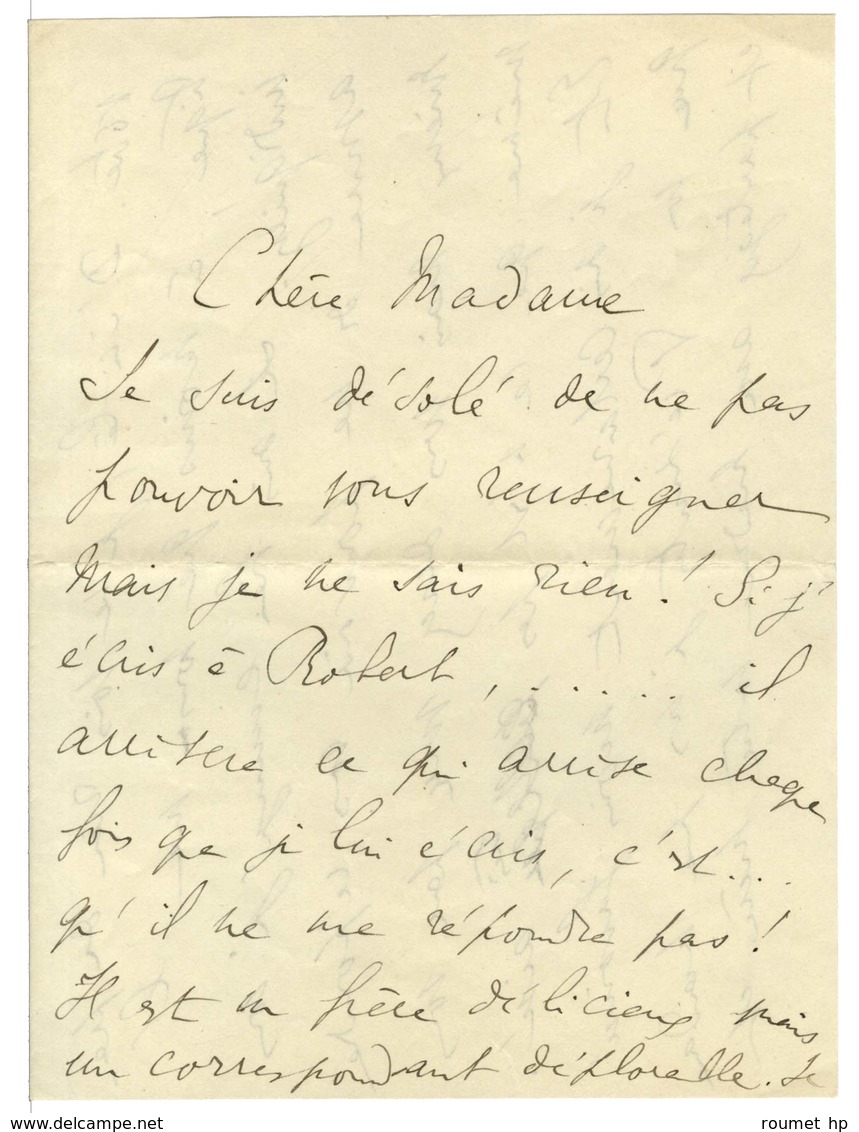 PROUST Marcel (1871-1922), écrivain. - Autres & Non Classés