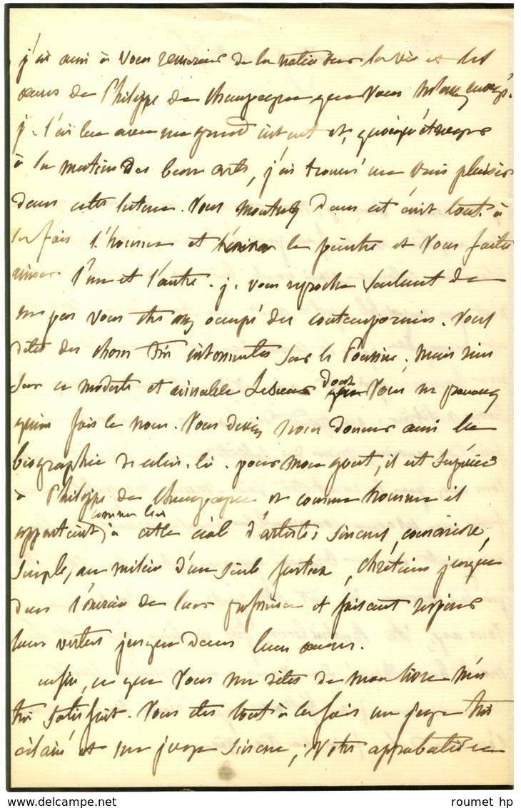 TOCQUEVILLE Charles Alexis Clérel De (1805-1859), Historien Et Homme Politique. - Autres & Non Classés